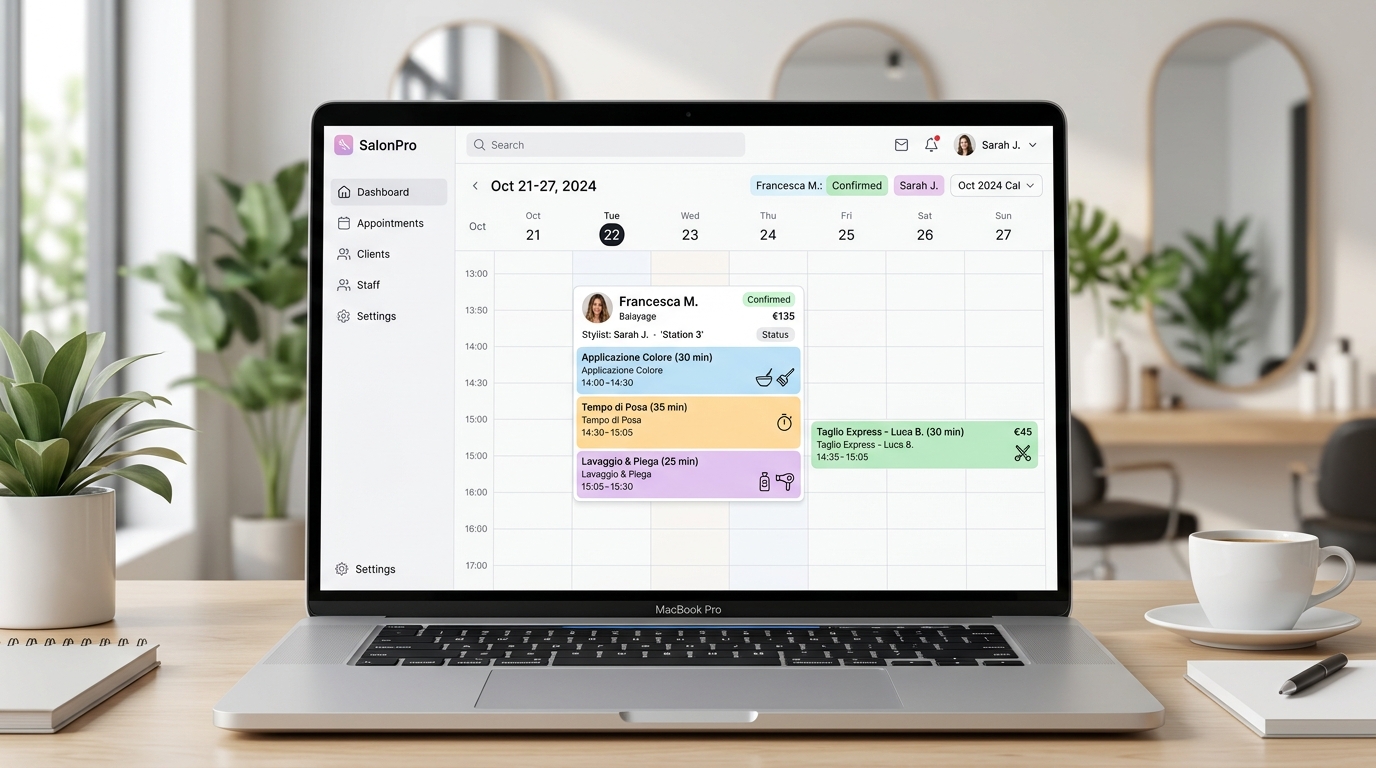 Mockup Agenda Tempi di Posa Kairos